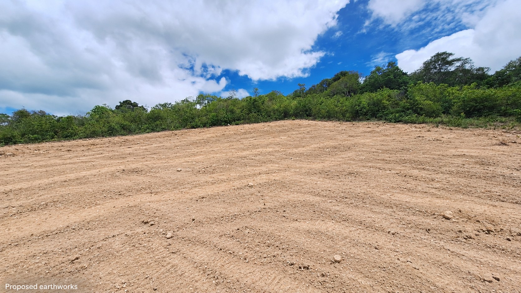 Proposed earthworks